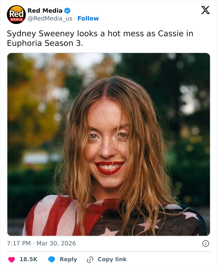“Where Are The Great Genes?” Sydney Sweeney’s Look In New Euphoria Season Brutally Roasted