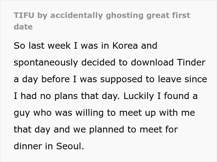 Lady Has A Perfect First Date Abroad, Deletes Dating App, Then Realizes She Has No Way To Reach Him Lady Has A Perfect First Date Abroad, Deletes Dating App, Then Realizes She Has No Way To Reach Him