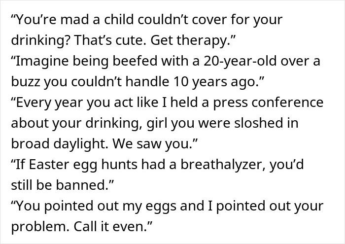 People Suggest Comebacks For This Woman Who Hates Her Aunt, Family Finds The Post And Does The Job For Her People Suggest Comebacks For This Woman Who Hates Her Aunt, Family Finds The Post And Does The Job For Her