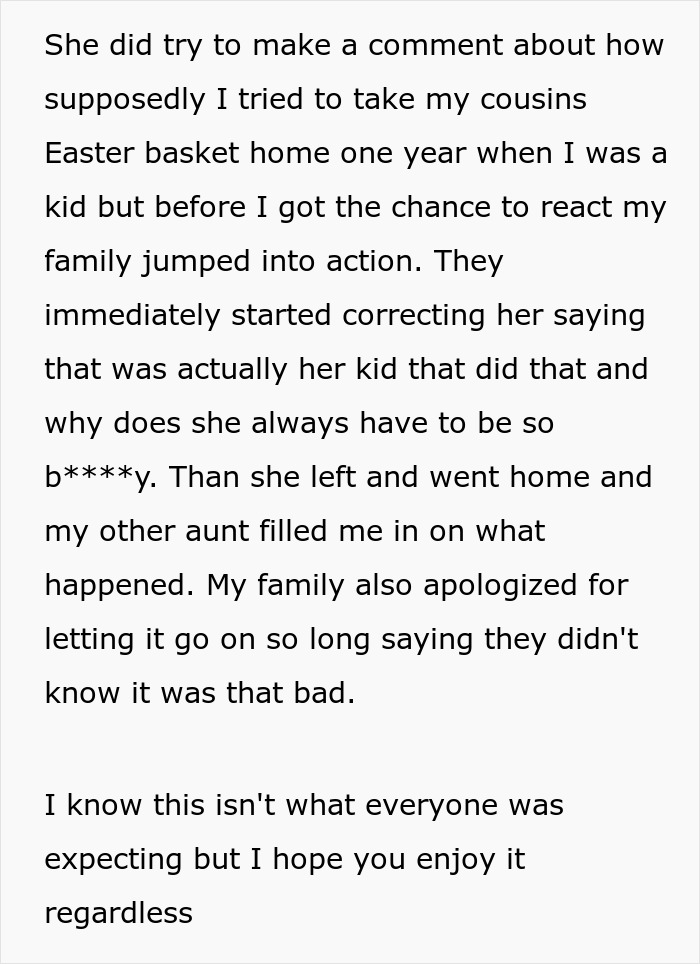 People Suggest Comebacks For This Woman Who Hates Her Aunt, Family Finds The Post And Does The Job For Her People Suggest Comebacks For This Woman Who Hates Her Aunt, Family Finds The Post And Does The Job For Her