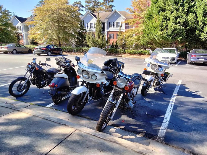 Woman Uses Her Wit And All 7 Motorcycles To Teach Annoying Neighbor A Lesson About &ldquo;Fair&rdquo; Parking