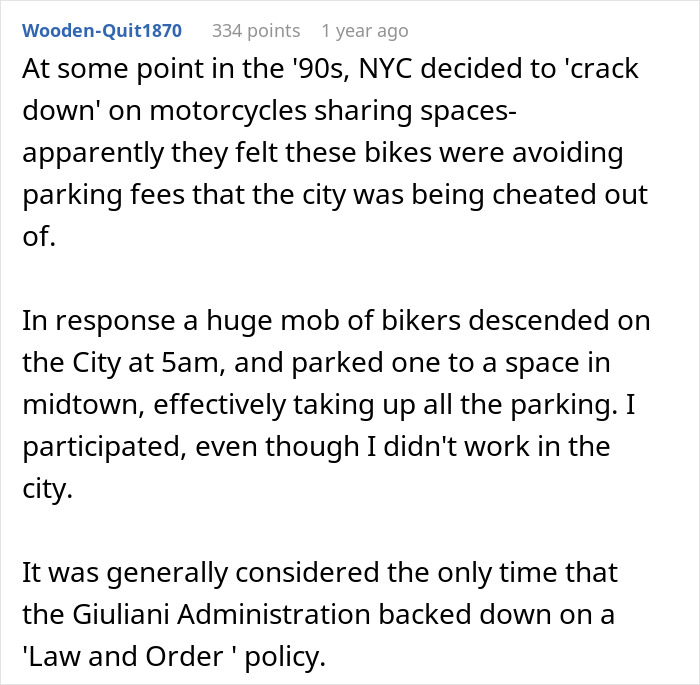 Woman Uses Her Wit And All 7 Motorcycles To Teach Annoying Neighbor A Lesson About &ldquo;Fair&rdquo; Parking