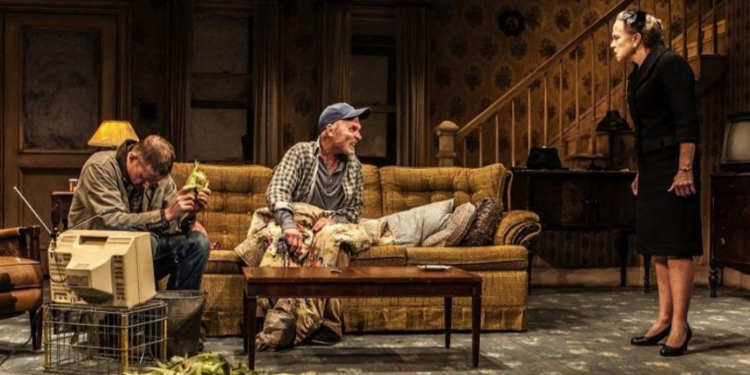 Amy Madigan in a theater play