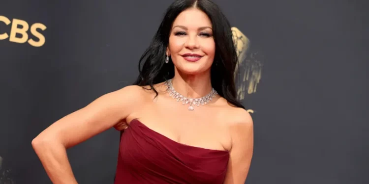 Catherine Zeta-Jones at emmy awards