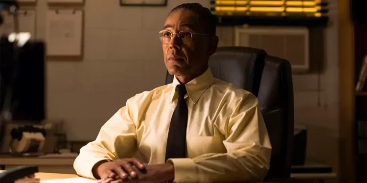 Giancarlo Esposito posing in a movie