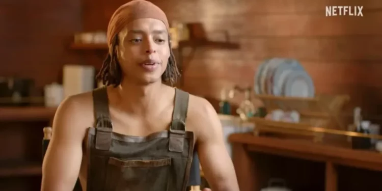 Jacob Romero Gibson portraying the character Ussop 