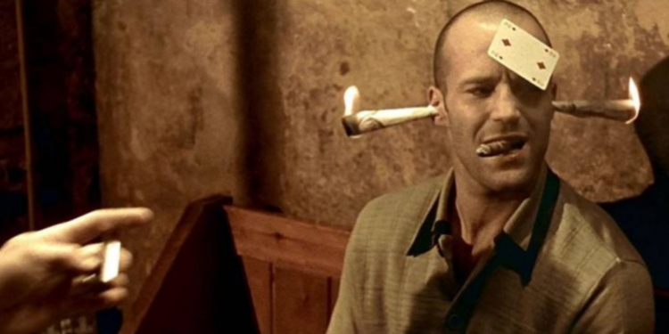 Jason Statham in Lock, Stock and Two Smoking Barrels