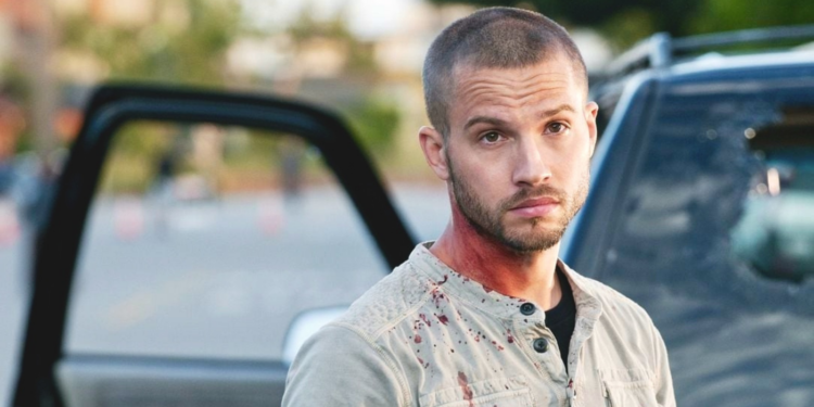 Logan Marshall-Green in Dark Blue