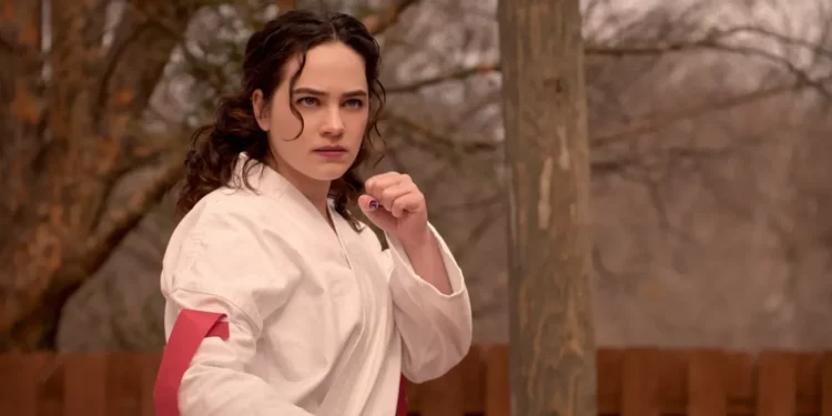 Mary Mouser as Samantha LaRusso in Cobra KAi