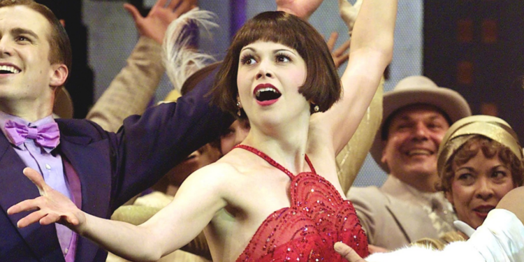 Sutton Foster in Thoroughly Modern Millie play