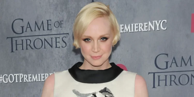 Gwendoline christie attending a premiere event for the series. 