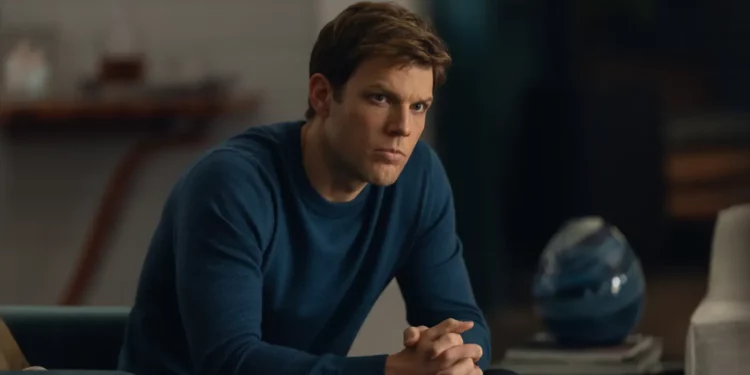  Jake Lacy playing the character Peter Irvine