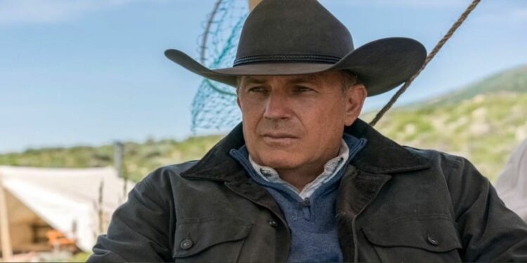 Ken Costner scene from Tv series Yellowstone