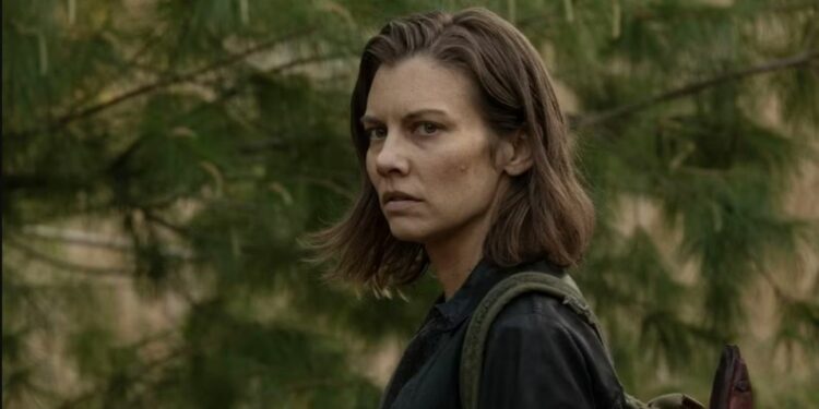 Lauren Cohan scene from the famous series The walking dead