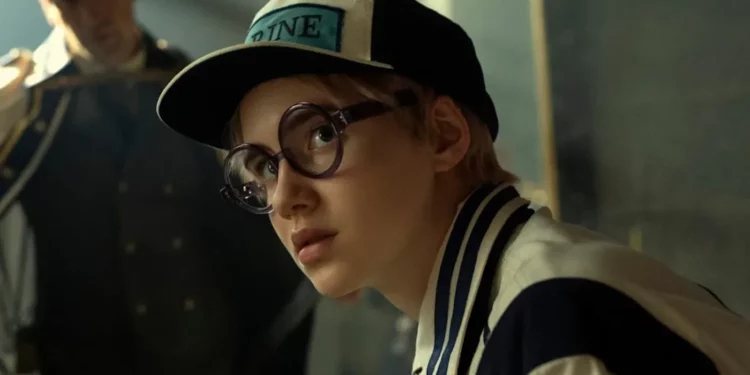 Morgan Davies posing the series One piece