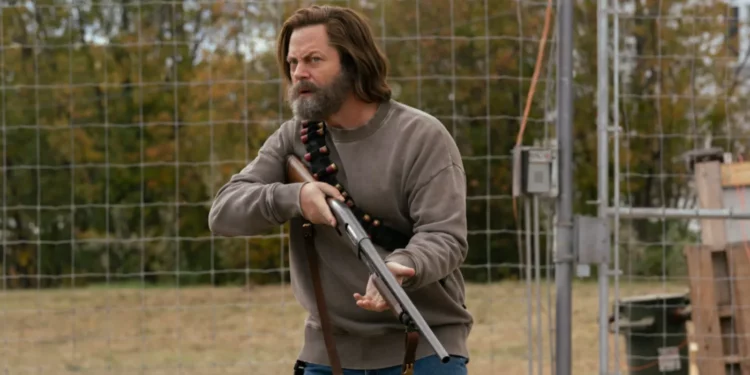 actor Nick Offerman portraying the character Bill