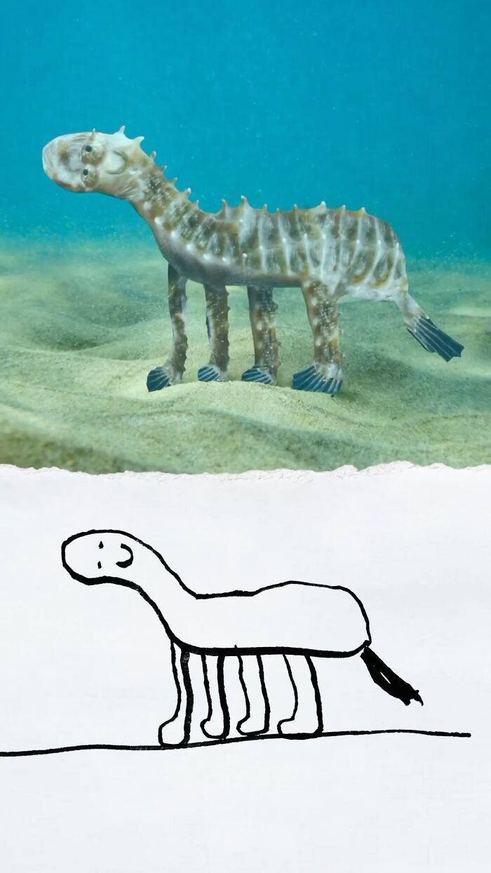 Dad Photoshops Kids&rsquo; Drawings As If They Were Real, And It&rsquo;s Terrifyingly Funny (28 New Pics)