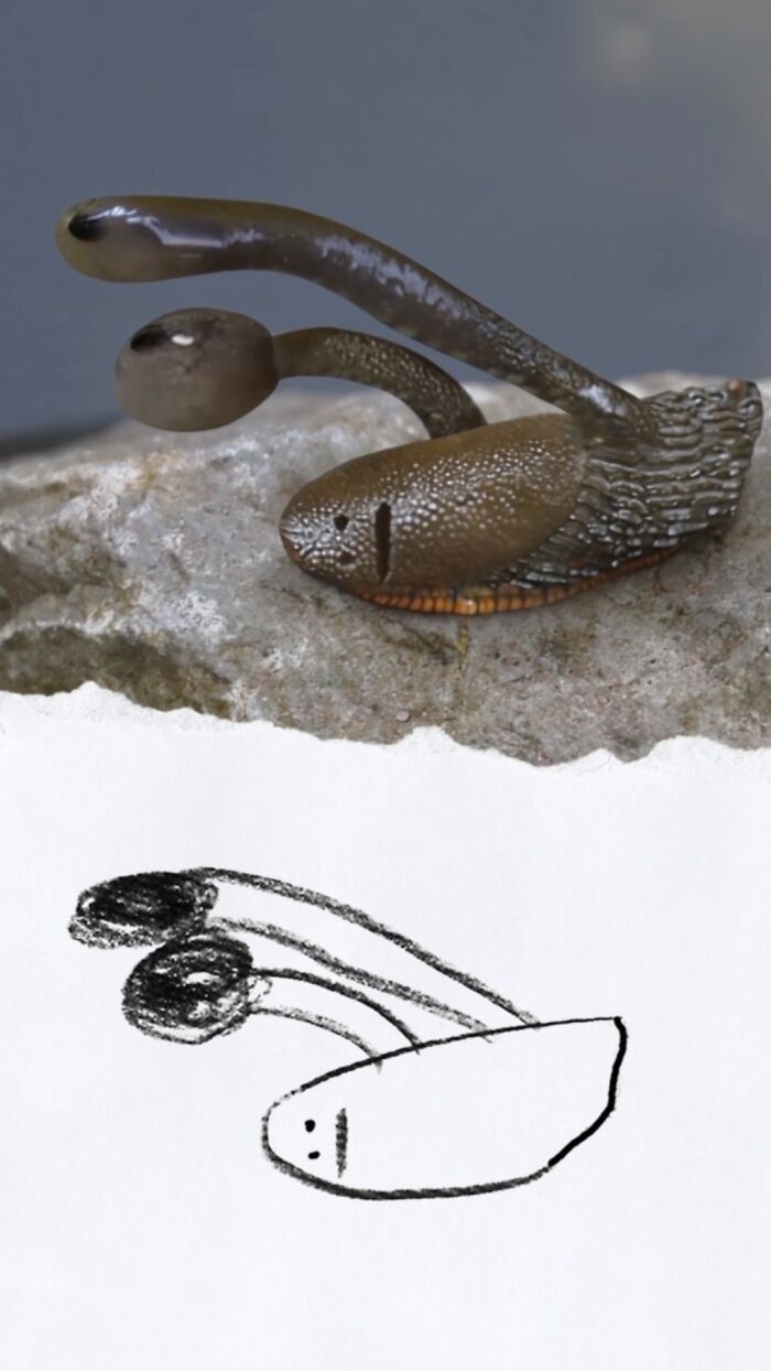 Dad Photoshops Kids&rsquo; Drawings As If They Were Real, And It&rsquo;s Terrifyingly Funny (28 New Pics)