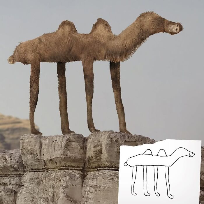 Dad Photoshops Kids&rsquo; Drawings As If They Were Real, And It&rsquo;s Terrifyingly Funny (28 New Pics)