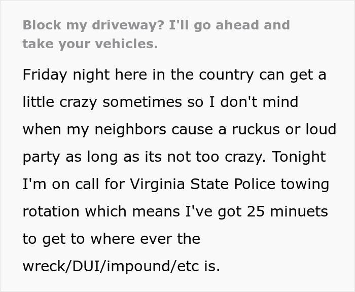 Drunk Teens Refuse To Back Off From Tow Truck Driver&rsquo;s Driveway So She Can Get To Work, Regret It