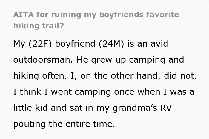 Woman Has A Bathroom Emergency On Hike, Boyfriend&rsquo;s Reaction To It Ends Their Relationship