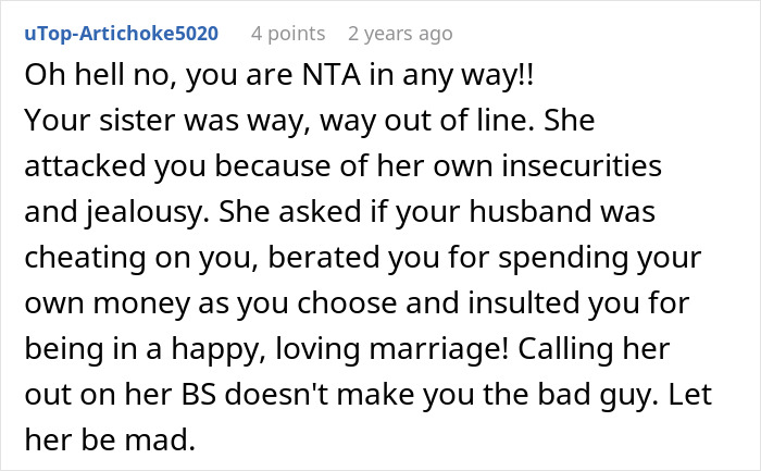 Woman Tells Sister She Shouldn’t Rub Her “Picture-Perfect Marriage” In Other People’s Faces