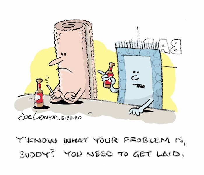 50 Hilarious One-Panel Comics By Joe Lennon That Capture Life&rsquo;s Awkward Moments