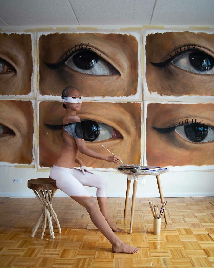 Korean Artist Goes Viral For Transforming Herself Into Mind-Bending Optical Illusions Without Any Photoshop (31 New Pics) Korean Artist Goes Viral For Transforming Herself Into Mind-Bending Optical Illusions Without Any Photoshop (31 New Pics)
