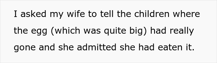 Woman Eats One Easter Egg While Dieting, Humiliated When Husband Tells Children She’s “Fat” Woman Eats One Easter Egg While Dieting, Humiliated When Husband Tells Children She’s “Fat”