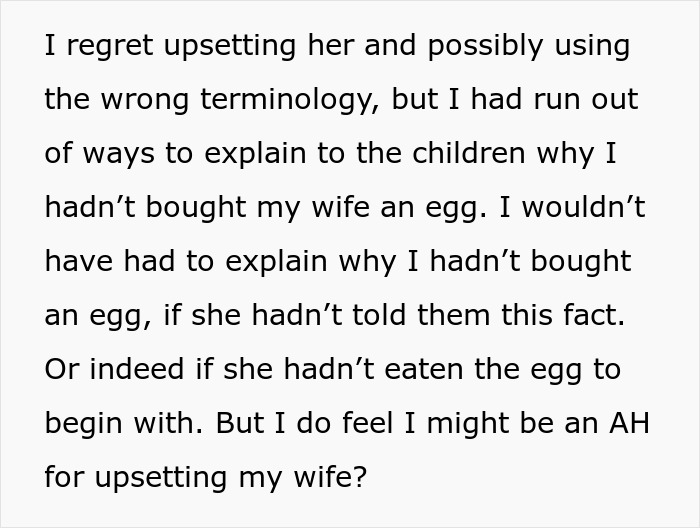 Woman Eats One Easter Egg While Dieting, Humiliated When Husband Tells Children She’s “Fat” Woman Eats One Easter Egg While Dieting, Humiliated When Husband Tells Children She’s “Fat”
