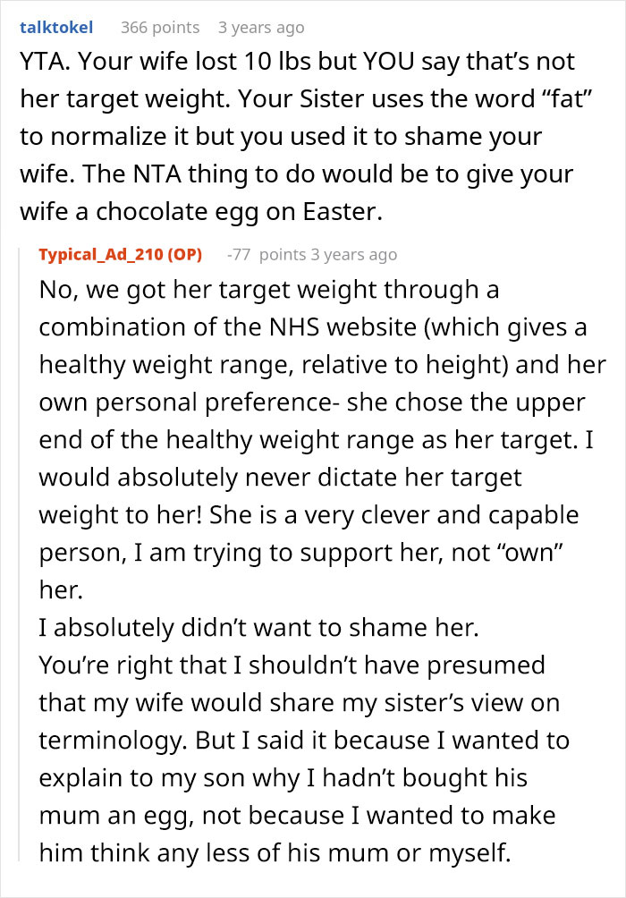 Woman Eats One Easter Egg While Dieting, Humiliated When Husband Tells Children She’s “Fat” Woman Eats One Easter Egg While Dieting, Humiliated When Husband Tells Children She’s “Fat”