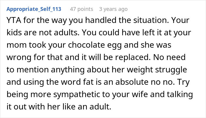 Woman Eats One Easter Egg While Dieting, Humiliated When Husband Tells Children She’s “Fat” Woman Eats One Easter Egg While Dieting, Humiliated When Husband Tells Children She’s “Fat”