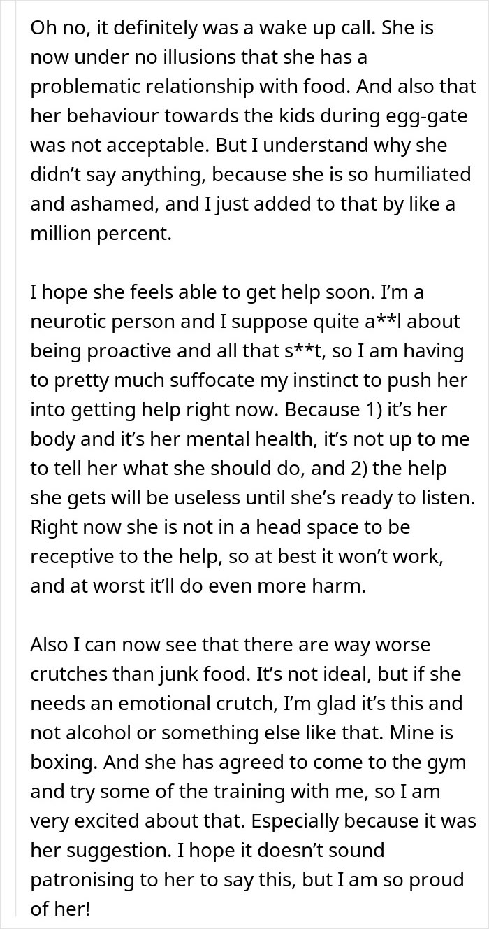 Woman Eats One Easter Egg While Dieting, Humiliated When Husband Tells Children She’s “Fat” Woman Eats One Easter Egg While Dieting, Humiliated When Husband Tells Children She’s “Fat”