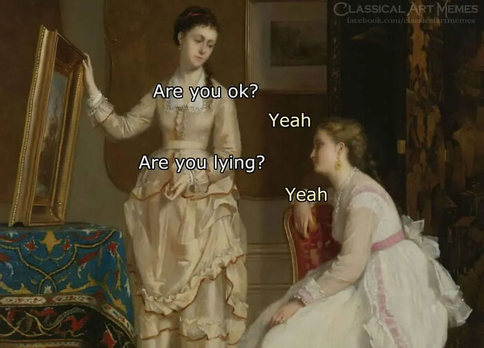 57 Classical Paintings Turned Into Relatable Modern Moments By &ldquo;Classical Art Memes&rdquo;