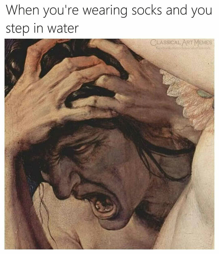 57 Classical Paintings Turned Into Relatable Modern Moments By &ldquo;Classical Art Memes&rdquo;