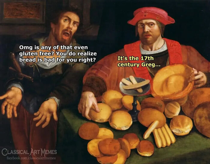 57 Classical Paintings Turned Into Relatable Modern Moments By &ldquo;Classical Art Memes&rdquo;