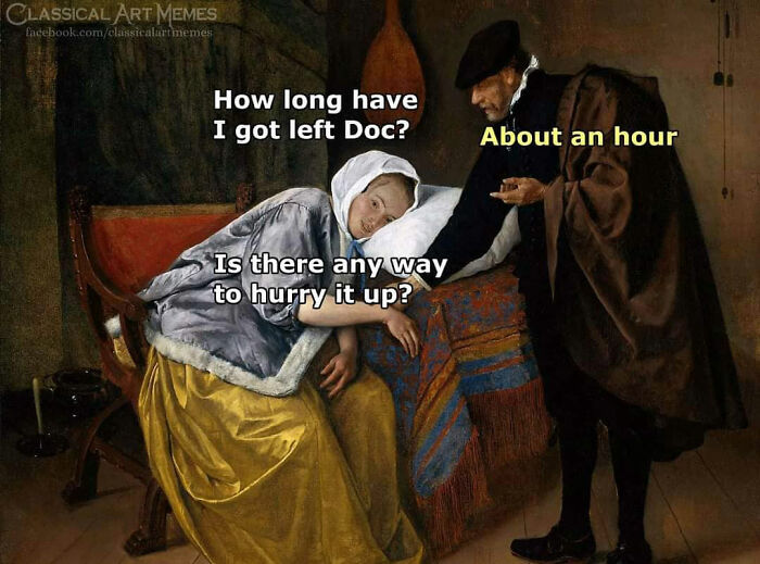 57 Classical Paintings Turned Into Relatable Modern Moments By &ldquo;Classical Art Memes&rdquo;