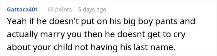 Woman Says &ldquo;No Ring, No Last Name&rdquo; For 9 Years, New Dad Shocked She Actually Gives Baby Her Name