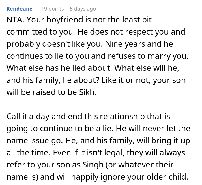 Woman Says &ldquo;No Ring, No Last Name&rdquo; For 9 Years, New Dad Shocked She Actually Gives Baby Her Name