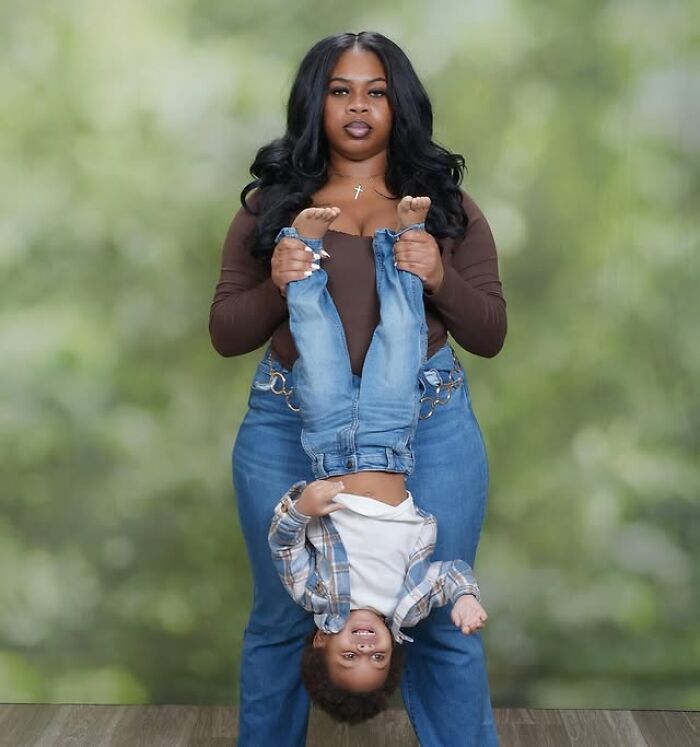 Mom Is Going Viral After Sharing Hilarious Photoshoot With Her Son (24 Pics)