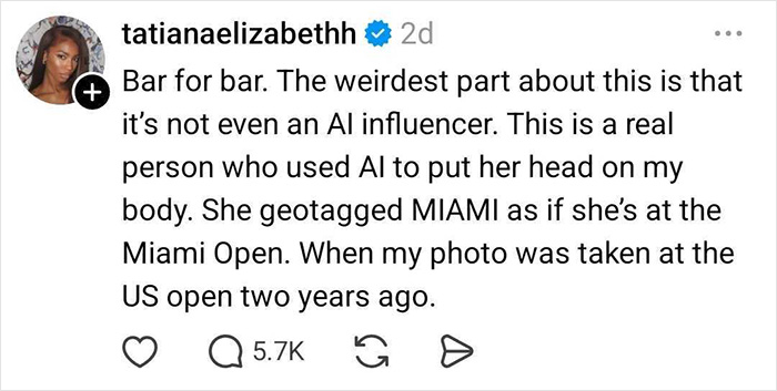 Glamorous White Influencer Deletes Post After Fans Notice Something Is Off