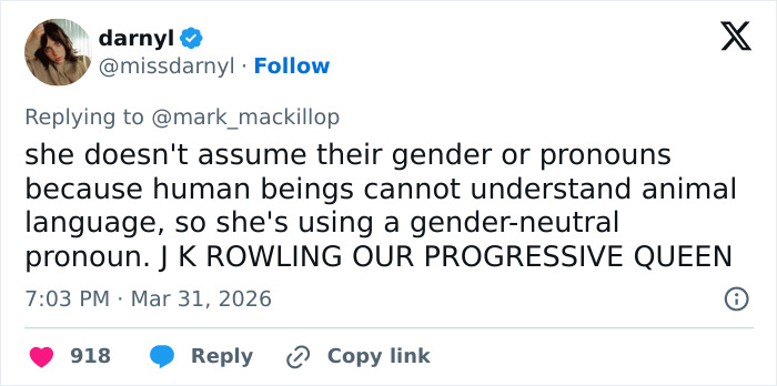 “Our Progressive Queen”: JK Rowling Trolled Over Trans Views After Fans Notice Ironic Detail In Recent Post