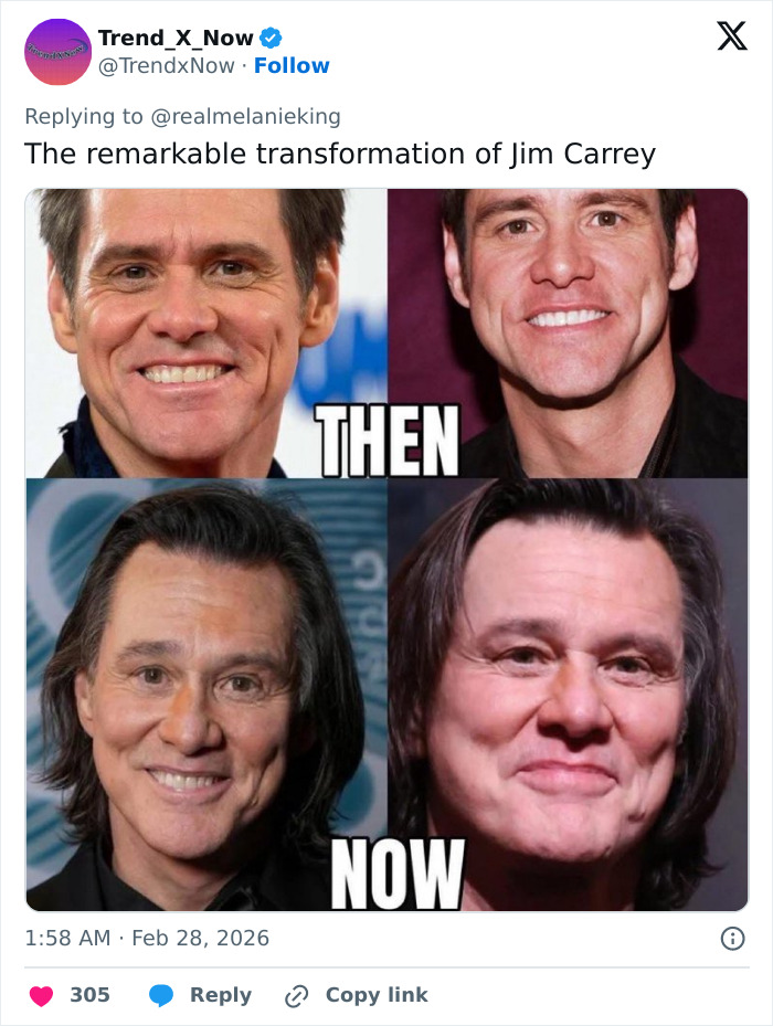 Jim Carrey&rsquo;s Ex Jenny McCarthy Drops Bombshell On What Everyone Missed After His Changed Appearance