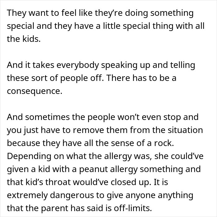 Parent Can Tell Right Away Kid Received Food They Were Not Supposed To, Gets A Volunteer Fired Over It