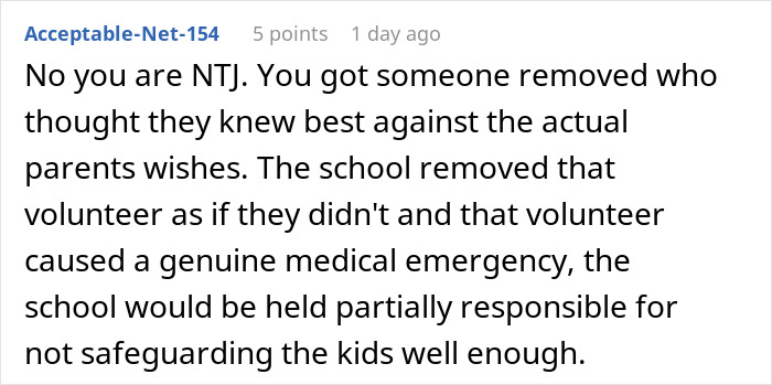 Parent Can Tell Right Away Kid Received Food They Were Not Supposed To, Gets A Volunteer Fired Over It
