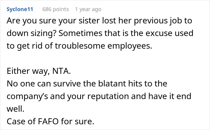 CEO Hires Her Sister After She Got &ldquo;Downsized&rdquo;, Finds Out The Real Reason She Lost Her Job The Hard Way