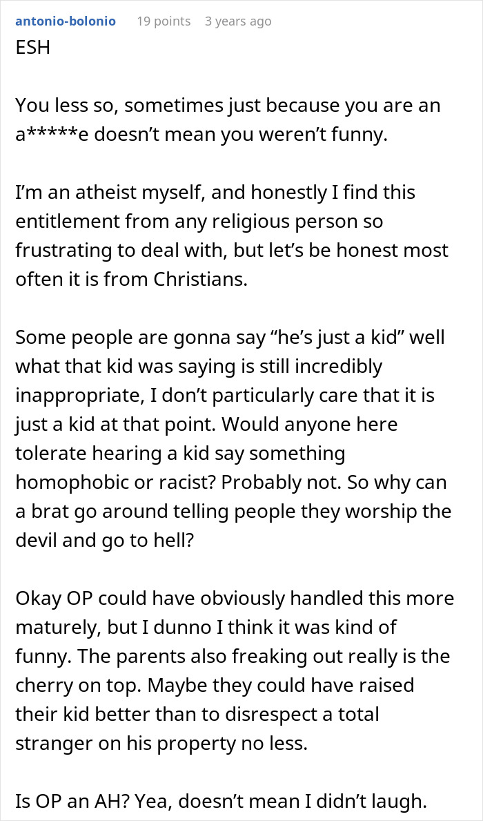 Atheist Man Plays Into Kid&rsquo;s Belief That He&rsquo;s A Devil Worshiper, Makes Them Cry And Upsets Parents