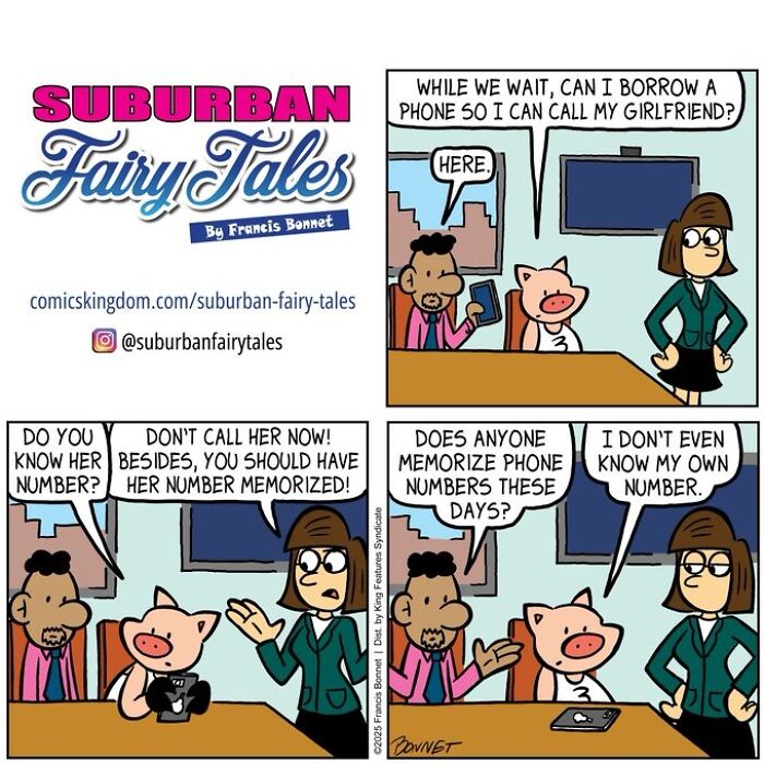 30 Funny Comics From ‘Suburban Fairy Tales’ That Put Classic Characters In Awkward Modern Situations