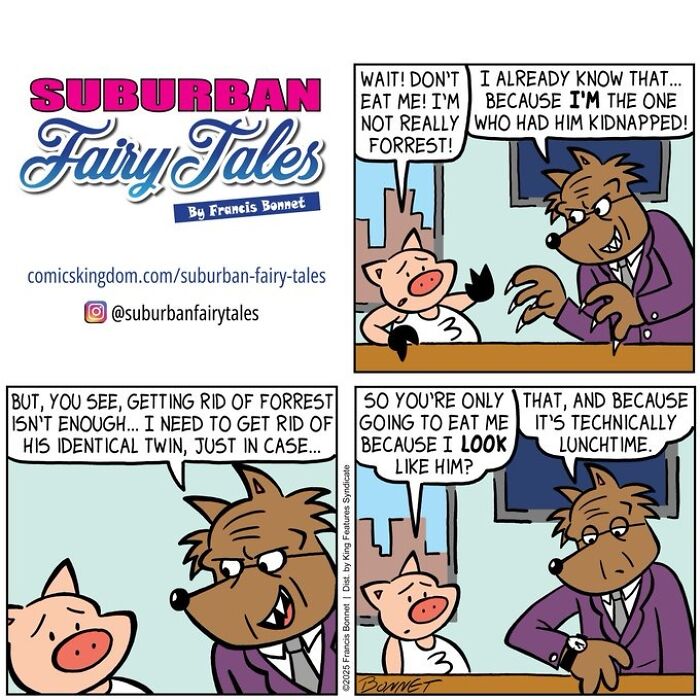 30 Funny Comics From ‘Suburban Fairy Tales’ That Put Classic Characters In Awkward Modern Situations