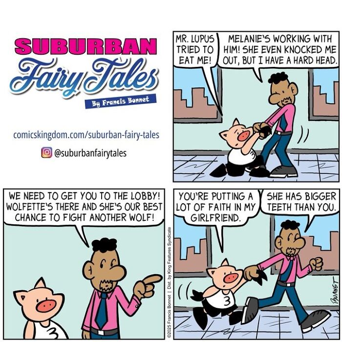 30 Funny Comics From ‘Suburban Fairy Tales’ That Put Classic Characters In Awkward Modern Situations